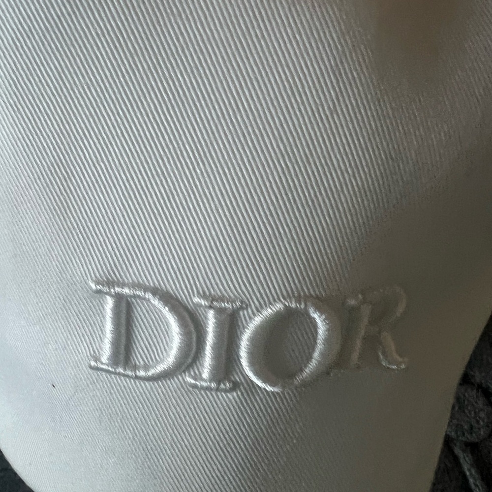 Dior White Drawstring Pouch - image 2